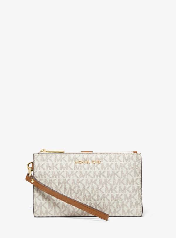 Damske Penazenky Michael Kors Adele Logo Smartphone Biele Žlté - Doplnky Michael Kors Lacne | CMVHD-2467